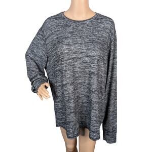 Velvet Graham & Spencer Bronson Gray Space Dye LS Crew Neck Tee Men's XXL